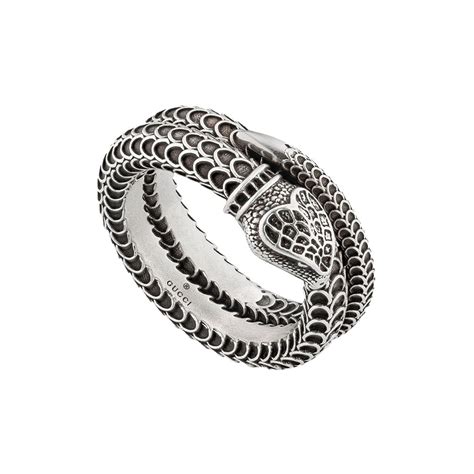 gucci silver snake ring|gucci garden snake ring.